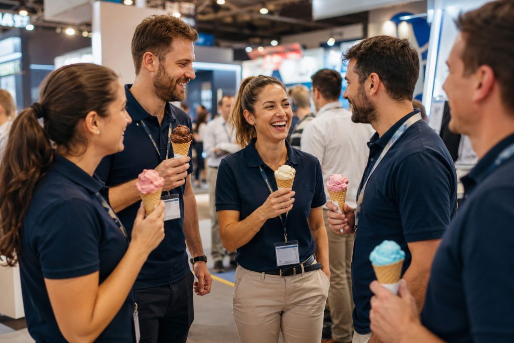 Event catering supplied with wholesale gelato by Gelato Italia