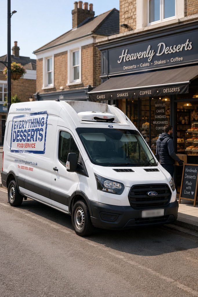 Gelato Italia cold chain delivery van